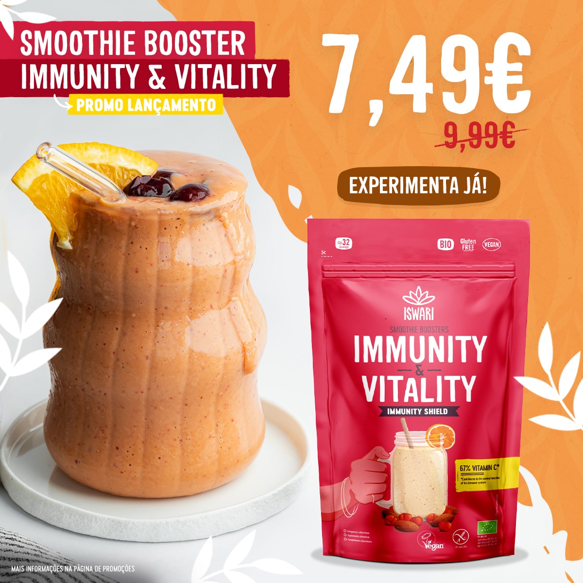 Lançamento - Smoothie Booster Immunity Vitality